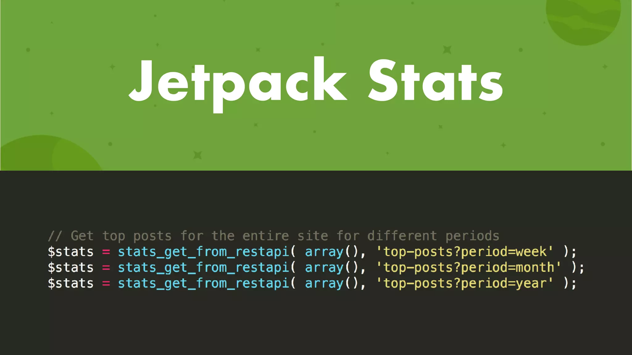 Jetpack Stats
 