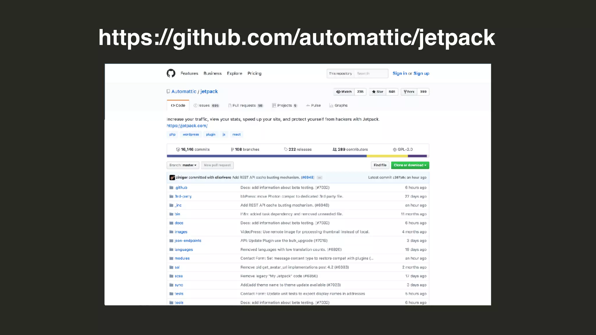 https://github.com/automattic/jetpack
 