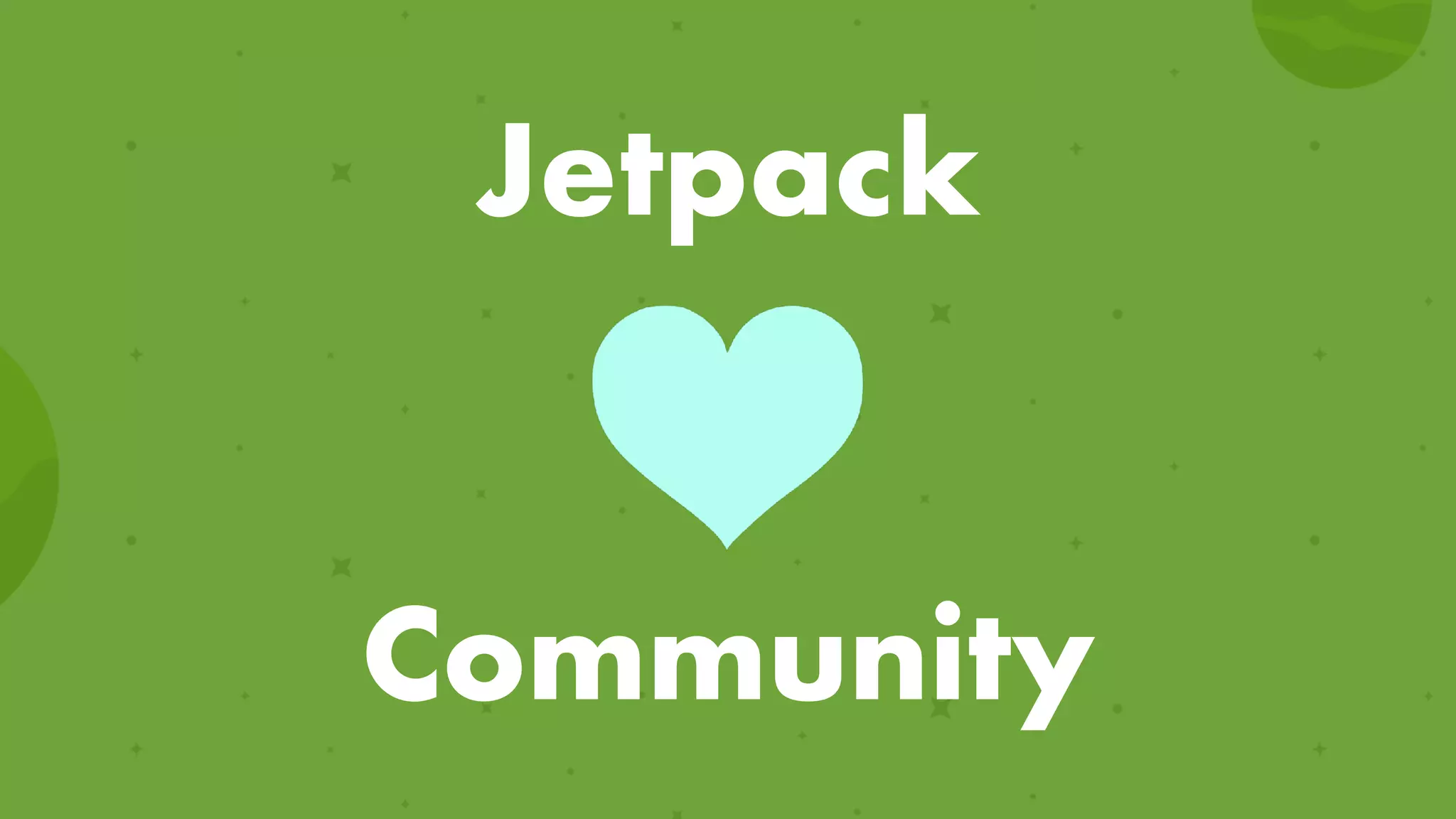 Jetpack
Community
 