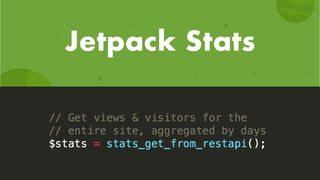 Jetpack Stats
 