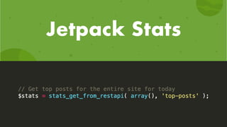 Jetpack Stats
 