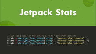 Jetpack Stats
 