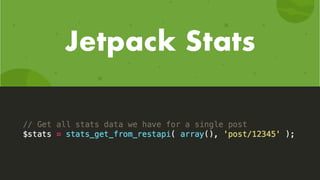 Jetpack Stats
 