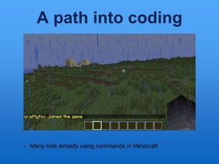 Coding with Minecraft | PPTX