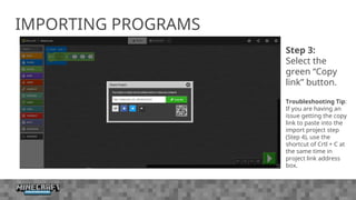 Coding with Minecraft_Unit 2 Events_Presentation (3).ppt