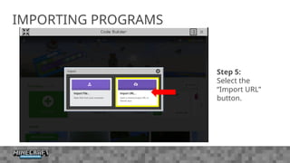 Coding with Minecraft_Unit 2 Events_Presentation (3).ppt