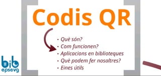 Codis QR a les biblioteques