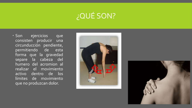 Ejercicios de Codman