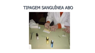 TIPAGEM SANGUÍNEA ABO
 