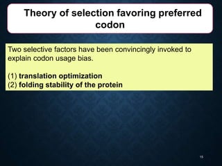 Codon App best presentation on codon bias and its appliaction | PPTX