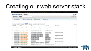 Creating our web server stack
 