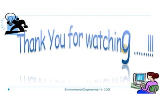 Environmental Engineering– II: COD
 