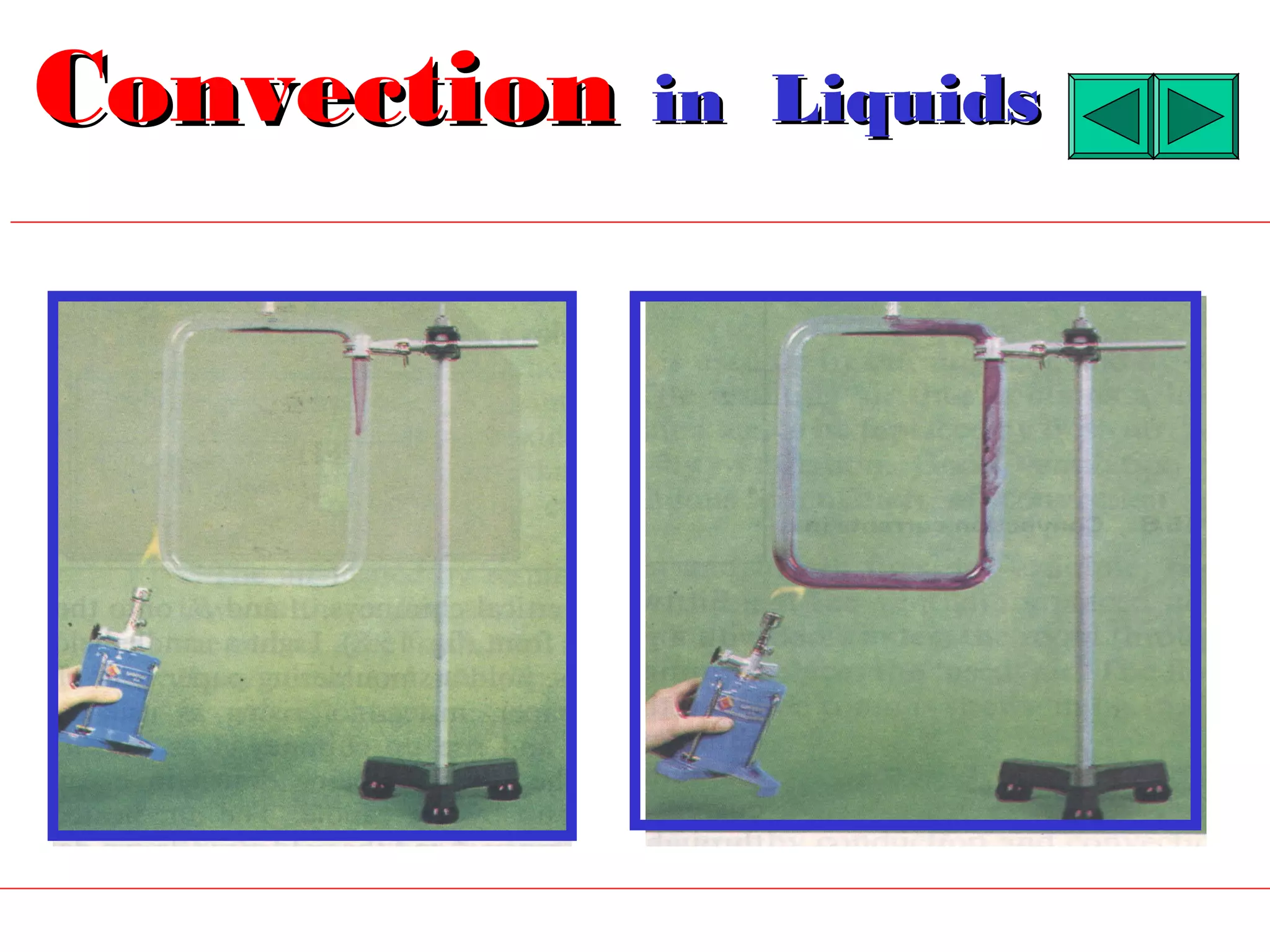 Convection in   Liquids
 