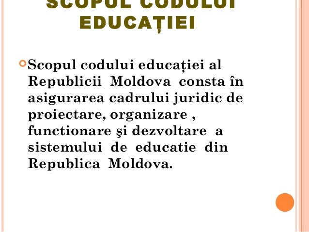 Codul Educatiei
