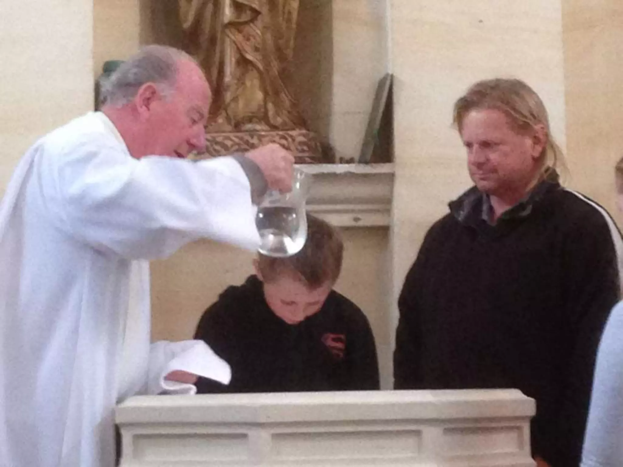 Cody's baptism