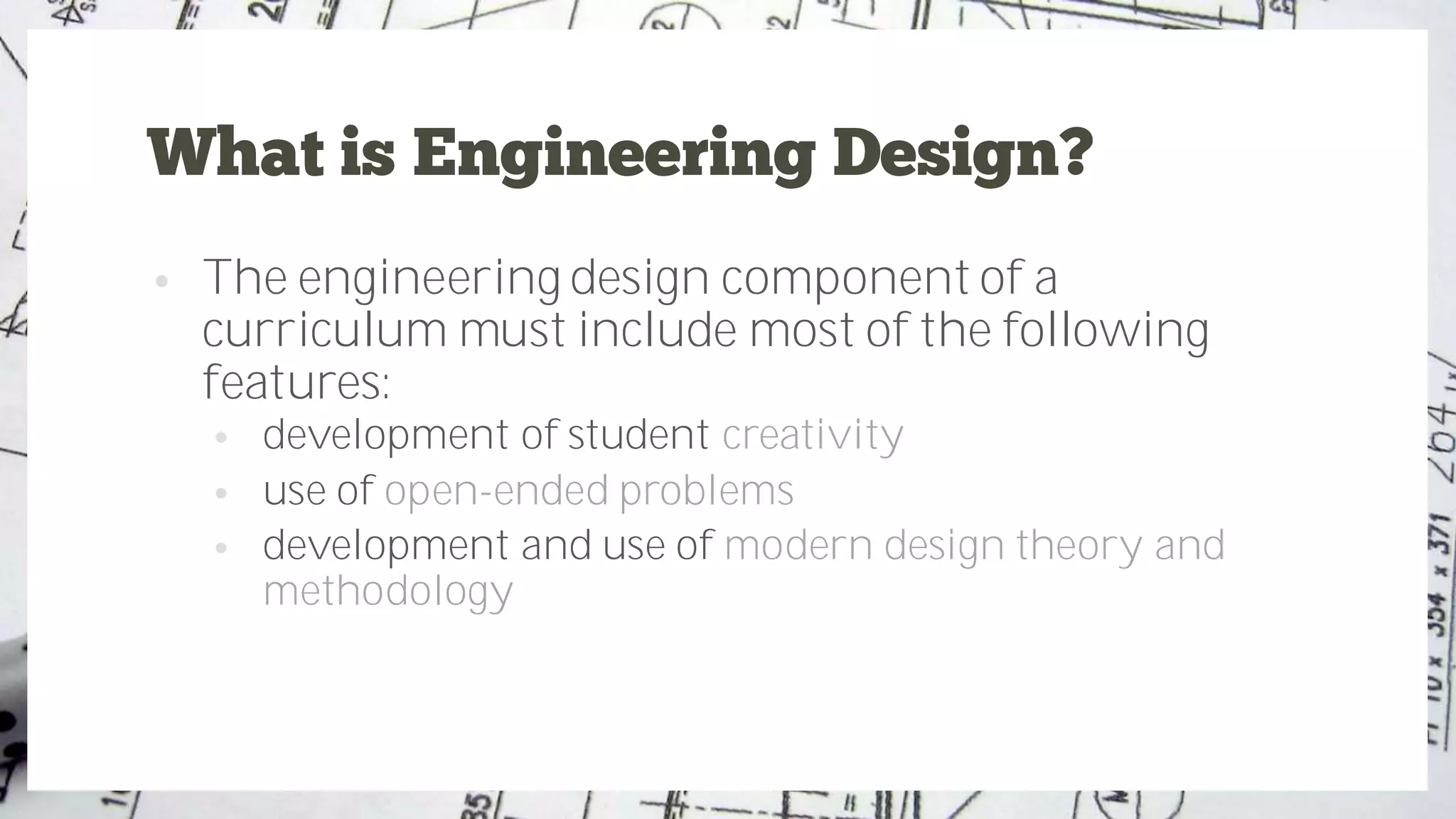 Introduction to Engineering Design Process | PDF