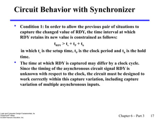 Asynchronous Interactions and Synchronization in Digital Circuit Design ...