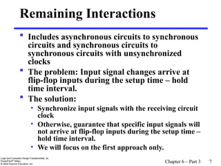 Asynchronous Interactions and Synchronization in Digital Circuit Design ...