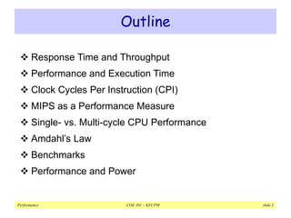 Kiến trúc máy tính-COE 301 - Performance.ppt