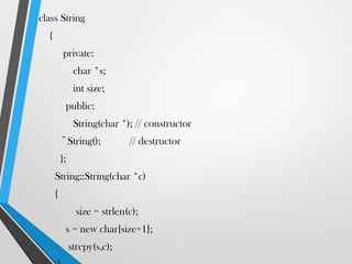 An introduction to Constructors and destructors in c++ .pptx