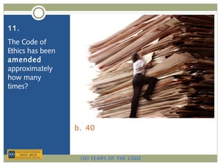 REALTOR® Code of Ethics Centennial Quiz