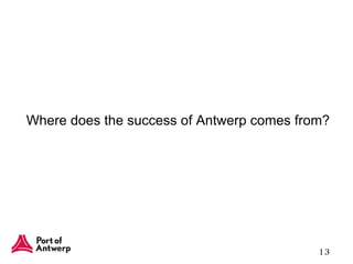 Where does the success of Antwerp comes from? 
