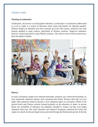 Coeducation versus Same gender education in schools | PDF