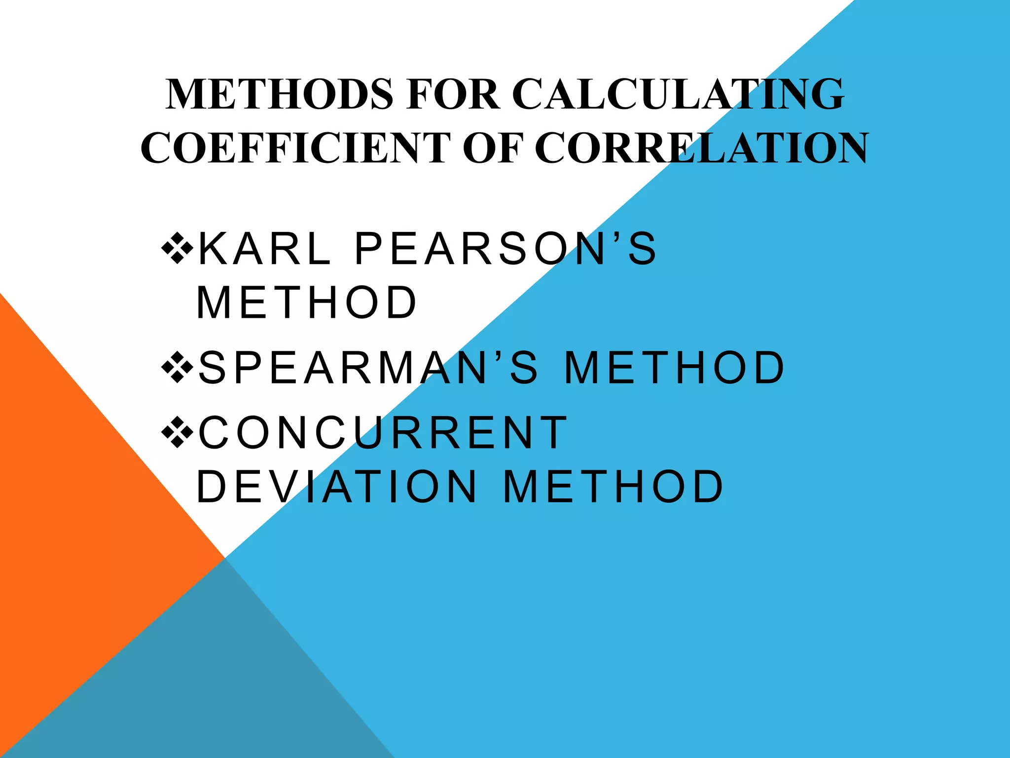 COEFFICIENT OF CORRELATION.pptx | Physics | Science