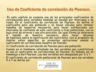 Coeficiente de correlación de pearson y spearman | PDF