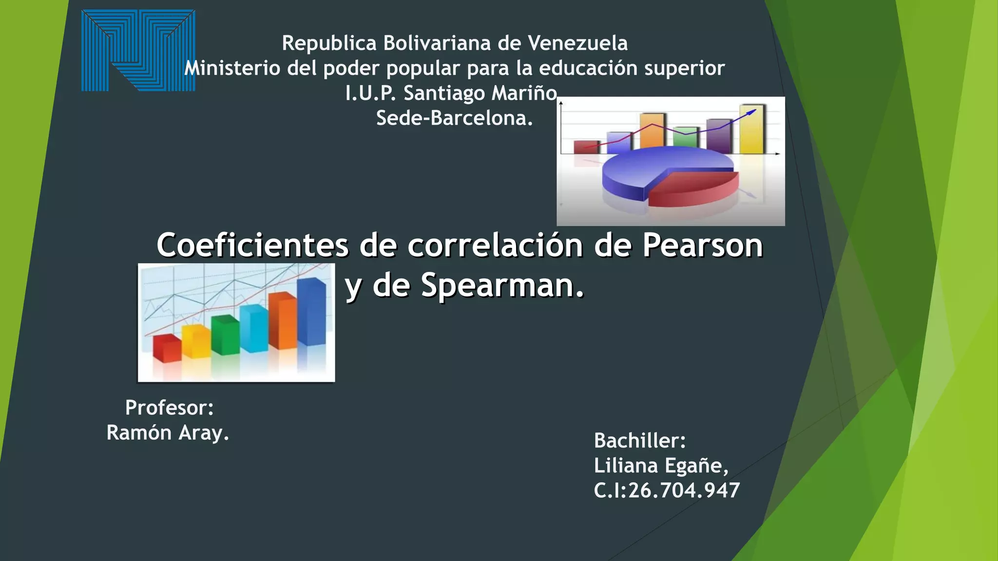 Coeficiente de correlacion de pearson - Liliana Egañe | PPT