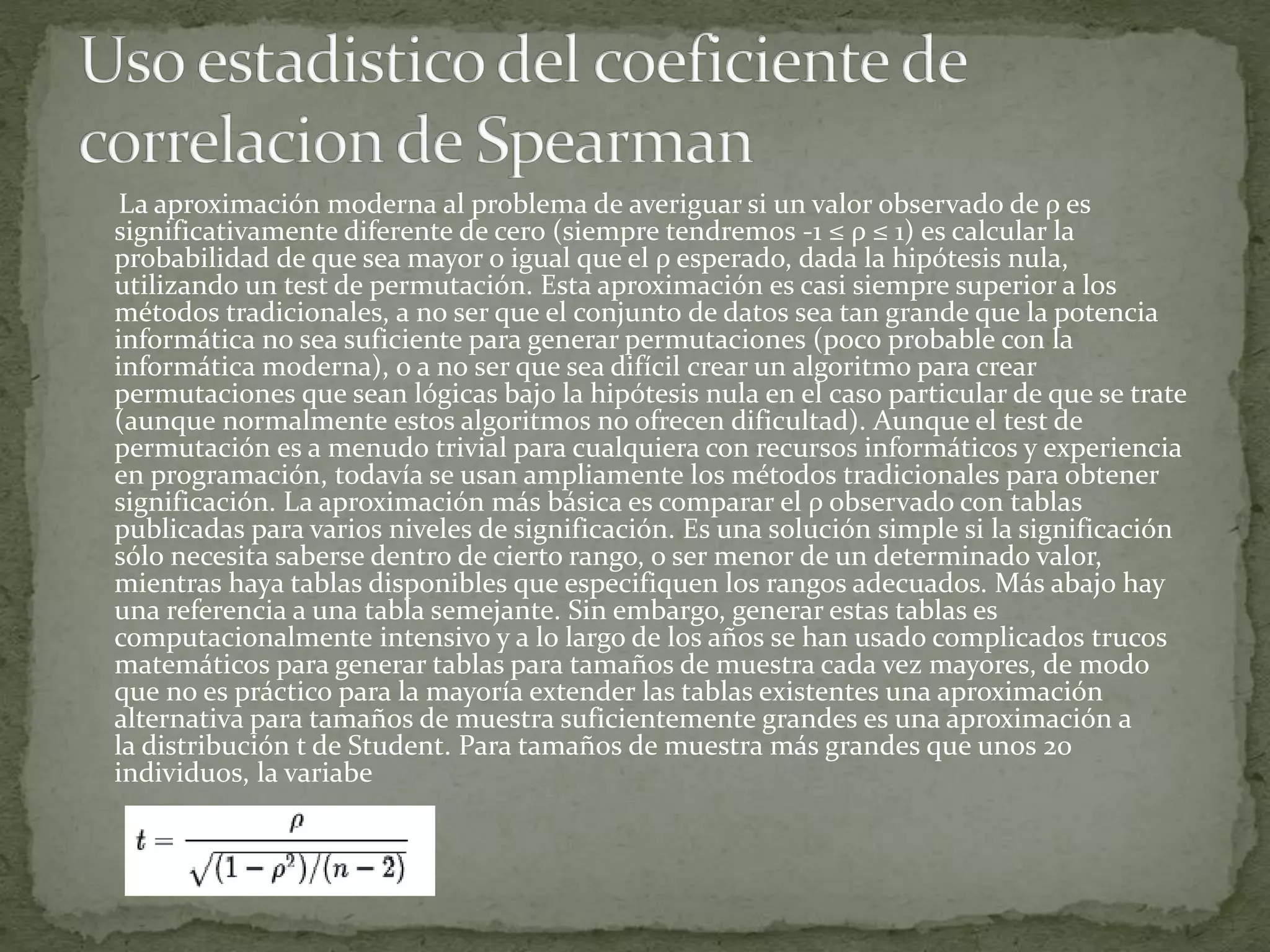 Coeficiente de correlacion de pearson | PPTX