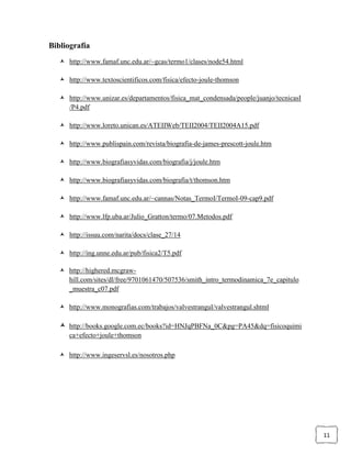 Coeficiente De  Joule Y  Thomson