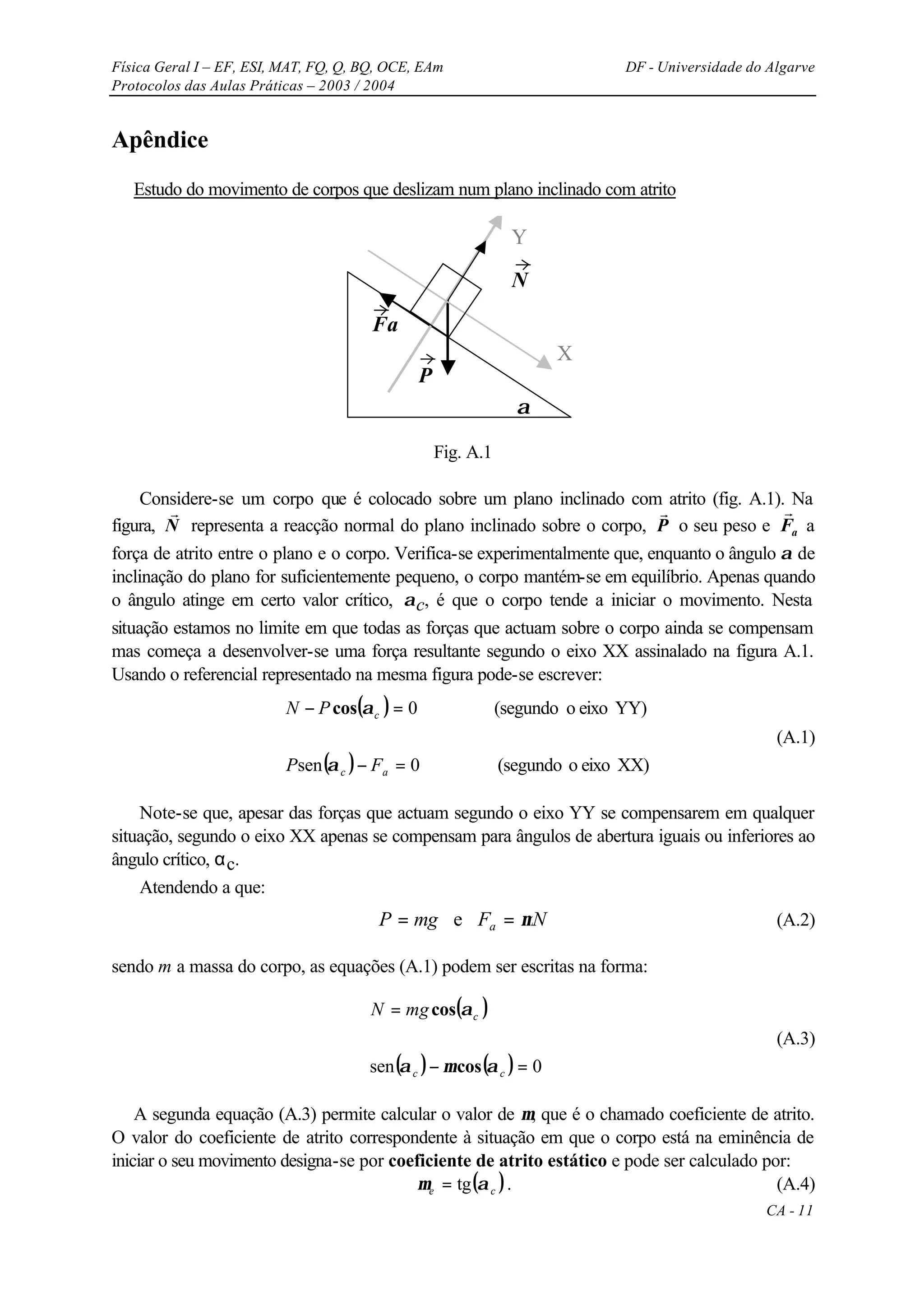 Coeficientes atrito | PDF | Physics | Science