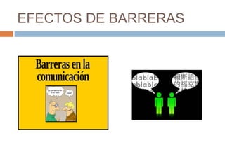 BARRERAS DE LA
COMUNICACION
Fuente: compoexpress.
 