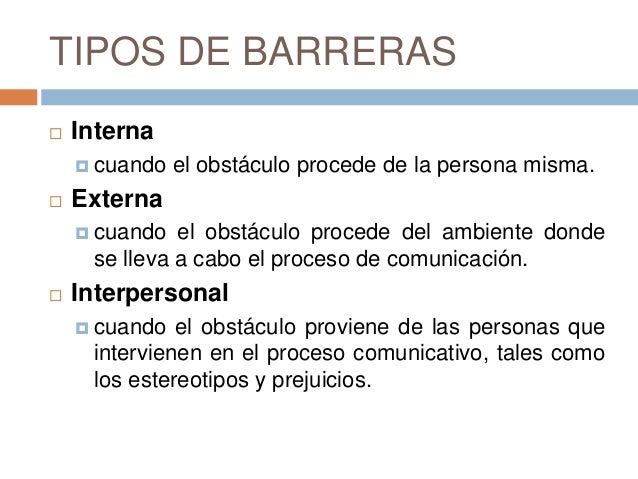 COEM 3001 barreras de la comunicacion