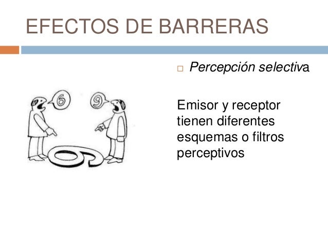 Resultado de imagen de percepcion selectiva  en barreras personas o psicologicas comunicacion