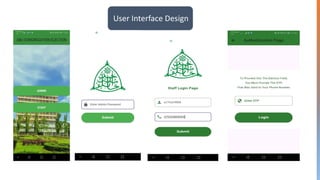 User Interface Design
 