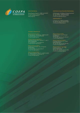 Memoria de actividades COEPA 2010