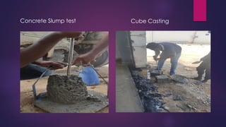 Concrete Slump test Cube Casting
 
