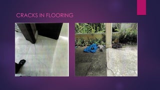 CRACKS IN FLOORING
 
