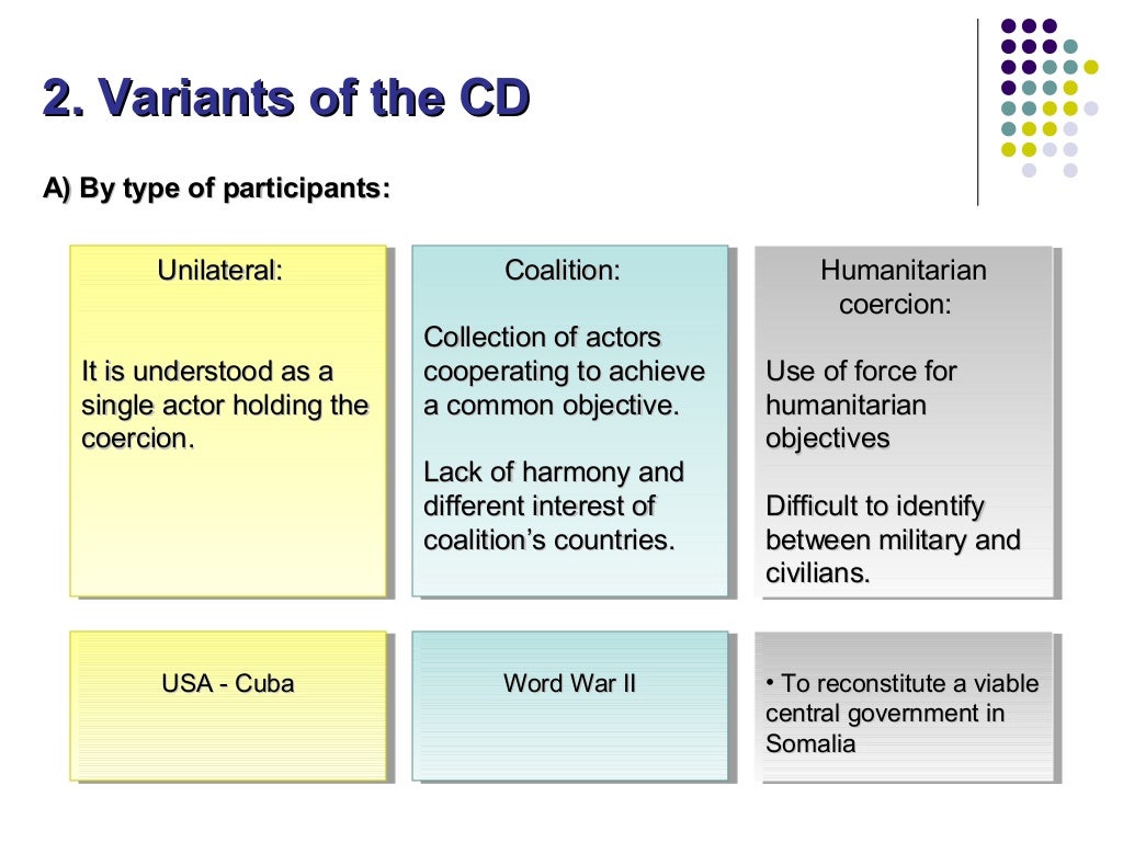 Coercive diplomacy, 26 112012 22h38