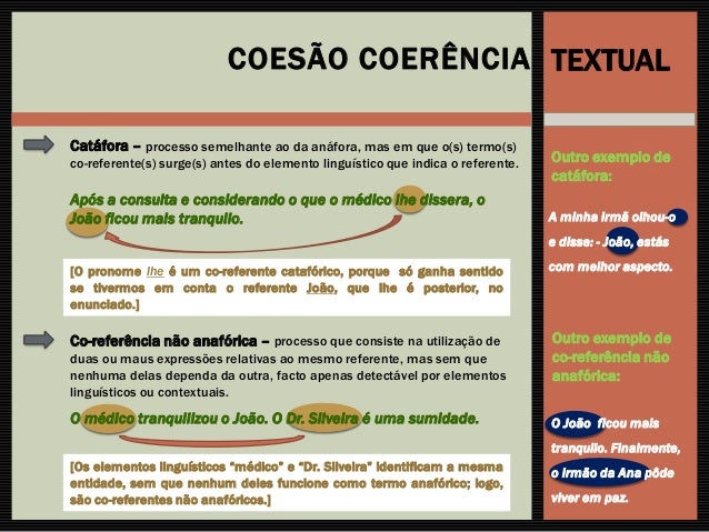 Coesão E Coerência Textual: Exemplos E Diferenças – VWGXU