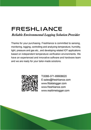 Wireless Temperature Data Logger Manufacturers | PDF
