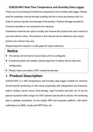 Wireless Temperature Data Logger Manufacturers | PDF