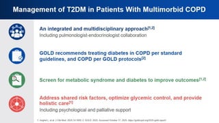 Management of T2DM in Patients With Multimorbid
COPD
 