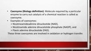 Cofactors, Coenzymes, Abzymes and Ribozymes.pptx