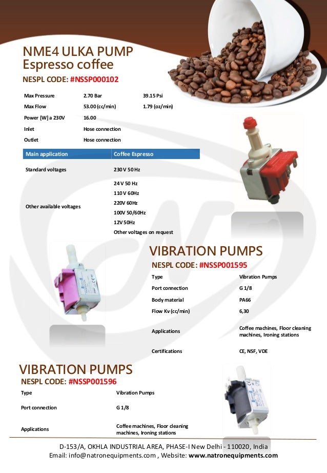 Coffee Machine | Natron Equipment & Spare Parts