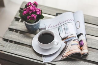 Coffee and Reading in the Morning