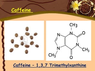 Caffeine




Caffeine – 1,3,7 Trimethylxanthine
 