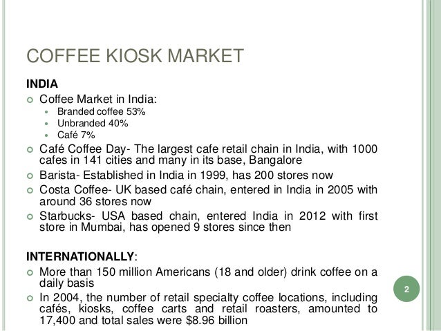 coffee shop kiosk business plan